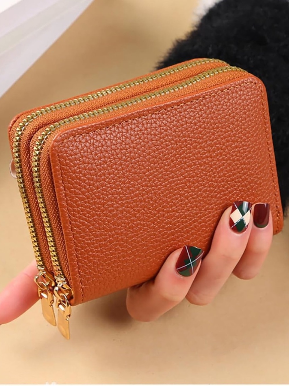 Zip-Around Wallet Compact Credit Card Card Holder - Pick One